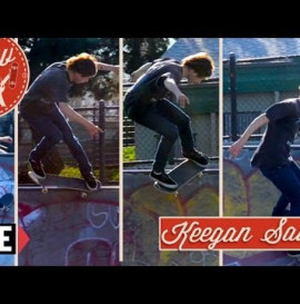 RIDE CHANNEL - HOW TO: CROOKED GRIND TO FAKIE WITH KEEGAN SAUDER