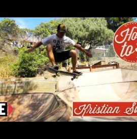 RIDE CHANNEL - HOW TO: FAKIE OLLIE OVER SPINE WITH KRISTIAN SVITAK