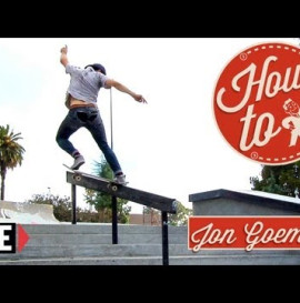 RIDE CHANNEL - HOW TO: SWITCH FRONTSIDE NOSESLIDE OUT WITH JON GOEMANN