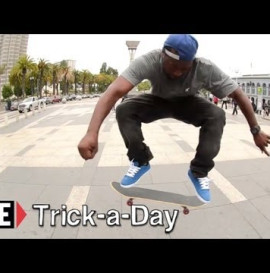 RIDE CHANNEL - TRICK A DAY - FAKIE HEELFLIP - JABARI PENDLETON