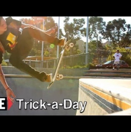 RIDE CHANNEL - TRICK A DAY - FAKIE OLLIES ON TRANNY - CHRIS GREGSON