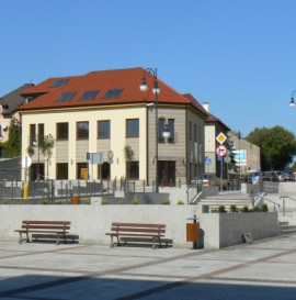 Rynek w Trzebini..