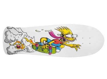 SANTA CRUZ X THE SIMPSONS 500TH EPISODE BART SLASHER DECK