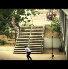 Shane Oneill 18 stair switch flip FAIL Second angle