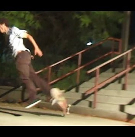 Skateboarder Breaks Board With Sphincter