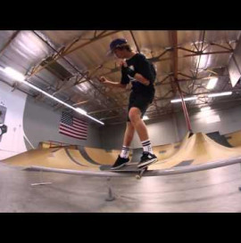 Skateboarding Selfie - Feeble Grind