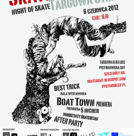 skateboat targowa street oraz night of skate