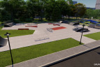 Skatepark Betonowy - Łobez 