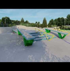 Skatepark betonowy - Myślenice