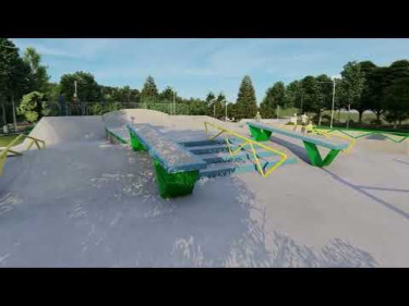 Skatepark betonowy - Myślenice