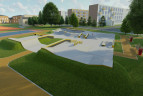 Skatepark betonowy we Wrocławiu