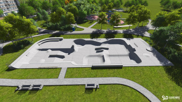 Skatepark dla Grodziska - nowy projekt Slo Concept