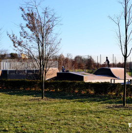 Skatepark modułowy - Wrocław ul. Sukielicka