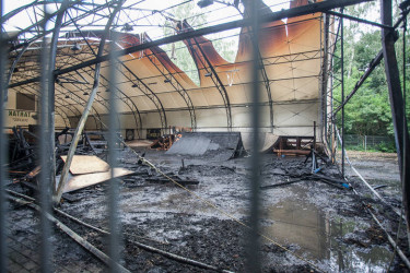 Skatepark w Bydgoszczy spłonął.