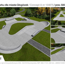 Skatepark w Głogówku.