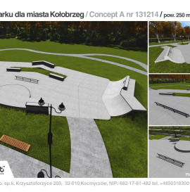 Skatepark w Kołobrzegu.