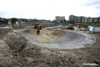 Skatepark w Opolu foto z budowy