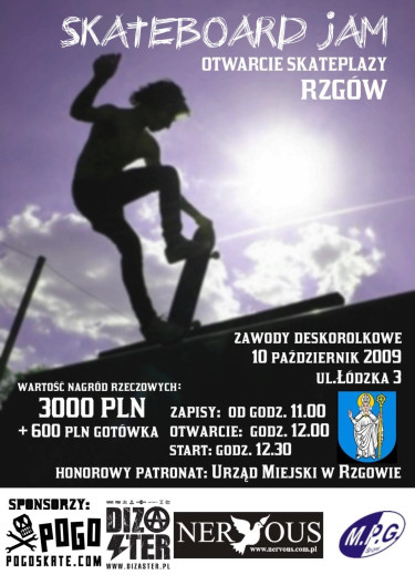 Skateplaza Rzgów-zawody