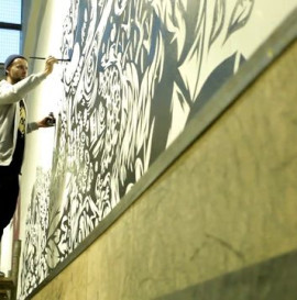 Swanski paints Kamuflage Skatepark in Warsaw 
