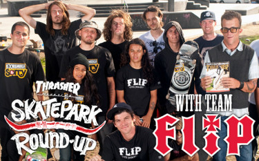 Team Flip w skateparku Thrasher - video