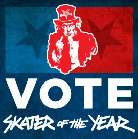 Thrasher &quot;Skater of The Year&quot; - głosowanie.