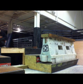 Tom Asta & Reign shred a barrier