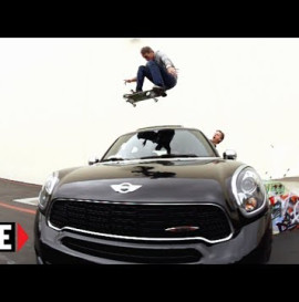 Tony Hawk Jumps Over His MINI Cooper Countryman