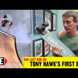 Tony Hawk's Final Ride On His Very First Skateboard