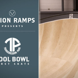 Transgression Park Pool Bowl First Skate