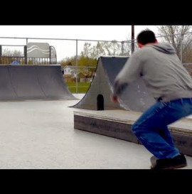 TRE FLIP NOSESLIDE NOLLIE LASER FLIP OUT!!! 