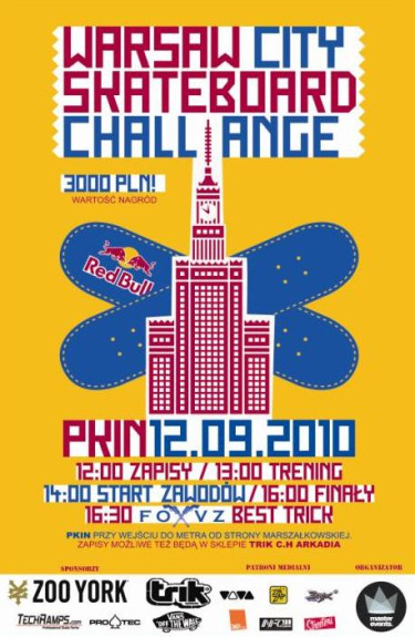 Warsaw City skateboard challenge !!