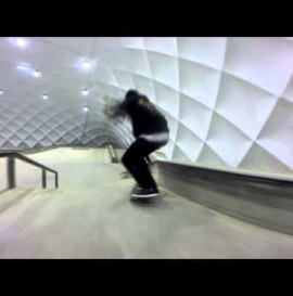 Winter lines at skatepark-rzeszow