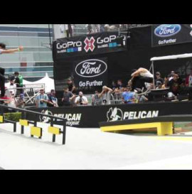 X GAMES LA 2013 QUALIFIERS PRACTICE WITH AUSTYN GILLETTE AND DYLAN RIEDER