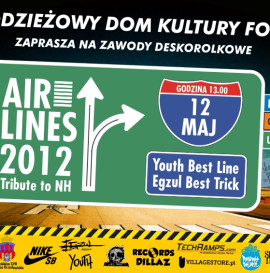 Zawody deskorolkowe Airlines 2012 - 12 maj Kraków/NH