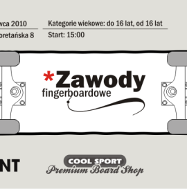 Zawody fingerboardowe w Krakowie