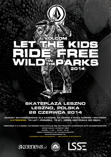 Zawody Volcom Wild In The Parks 2014 - Skate Plaza Leszno.